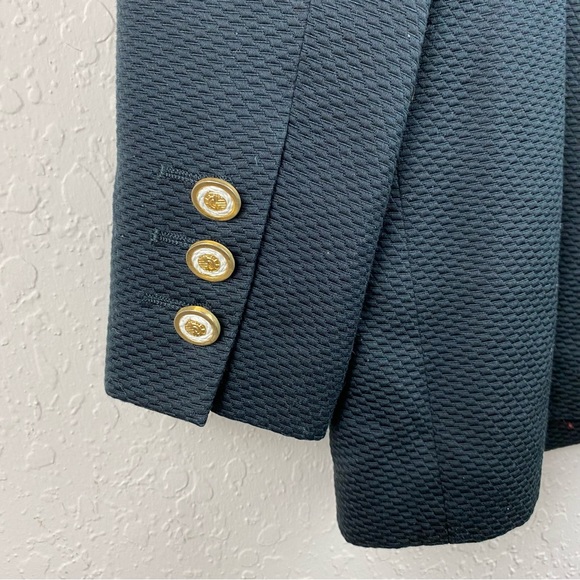 Louis Feraud Black Womens Blazer Jacket Accent Buttons - Picture 7 of 8